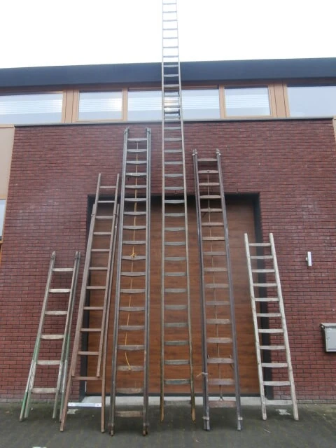 Decoratieladders verhuur Houten decoratie ladder verhuur